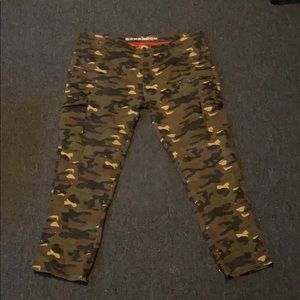 Denim House Men's Army Fatigue Cargo Pants Size 42